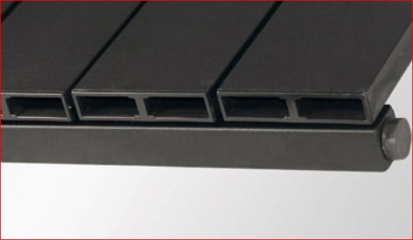 Dama radiator bovenaanzicht