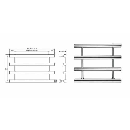 handdoekradiator Orrizonti 4